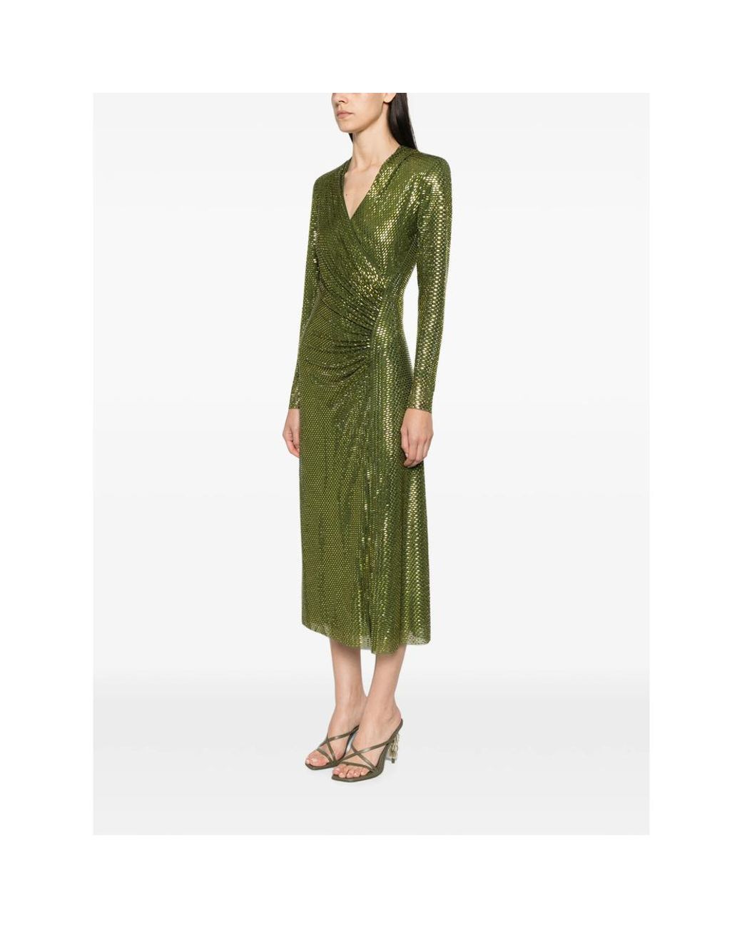 Self-Portrait Green Dresses