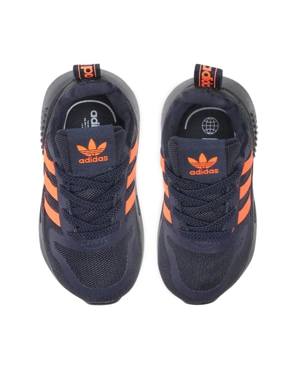 Adidas Blue Adidas Logo-Detailed Trainer for men