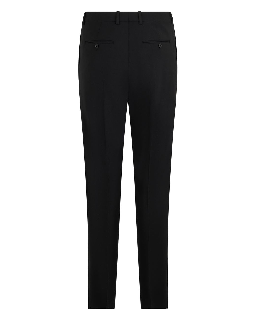 Céline Black Trousers Slim Wool-Blend Polyester for men