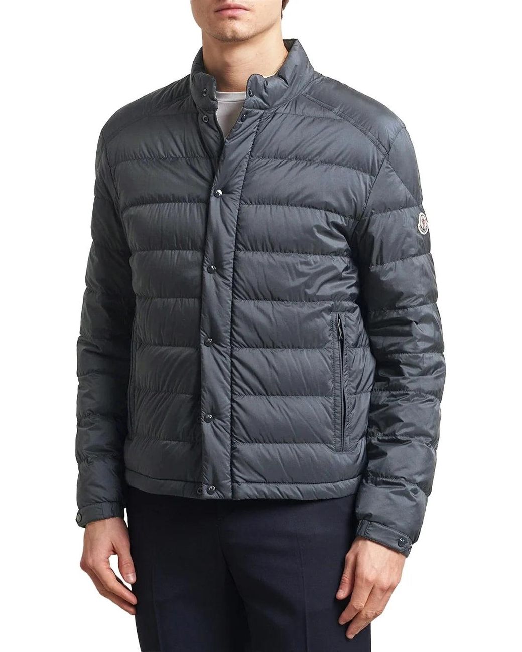 Moncler Gray Selves Giubbotto Jacket for men