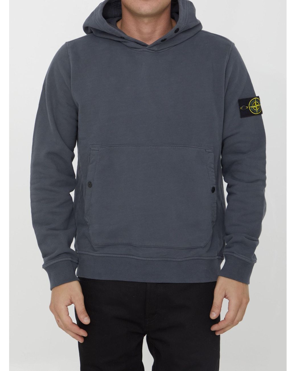 Stone island deals tonal logo sweatshirt
