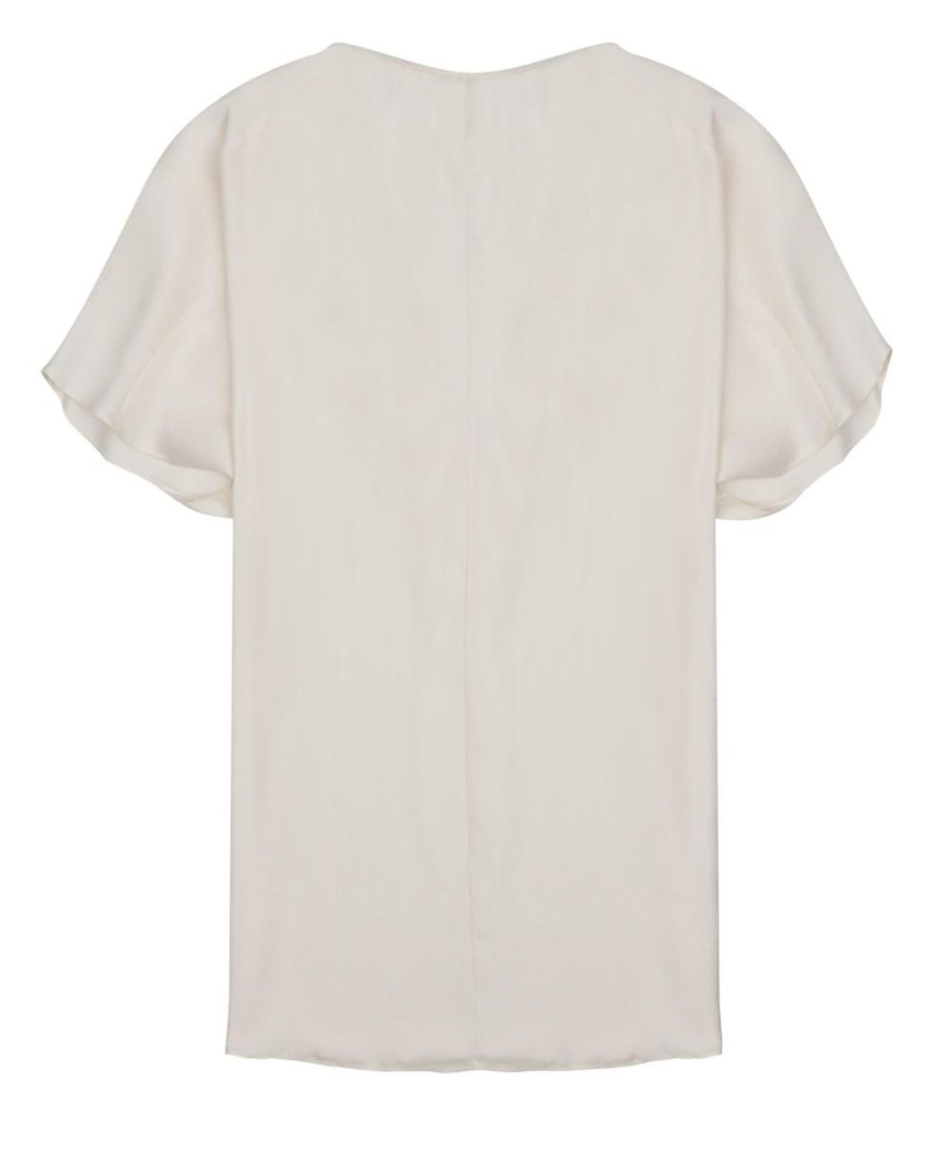 Alysi White Alysi Silk Twill Blouse