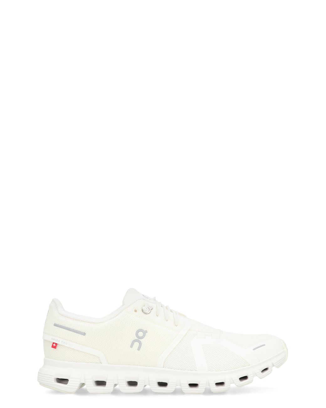 On Shoes White Cloud 6 Low-Top Sneakers Polyester Trainers