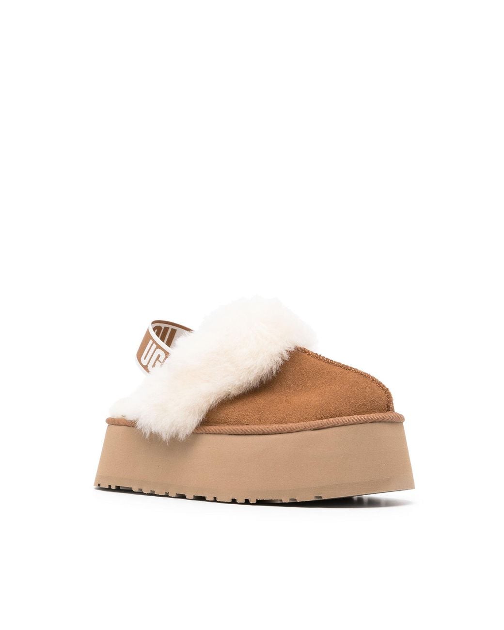 Ugg Natural Slip-On Funkette Suede Slipper 55.Leather Flat Shoes