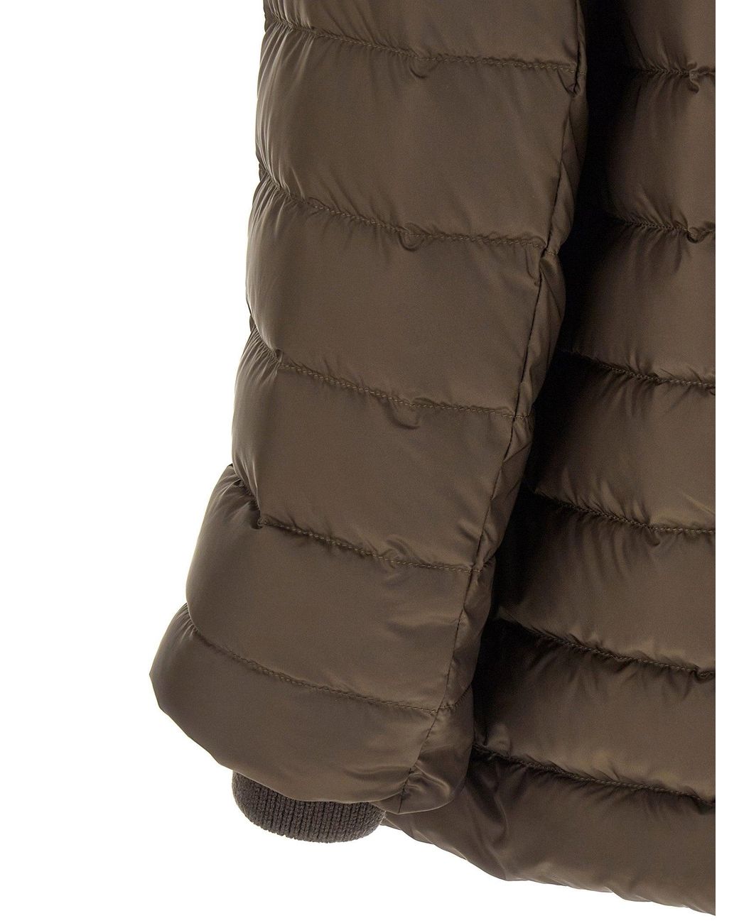 Rick Owens Brown Down Jacket for men