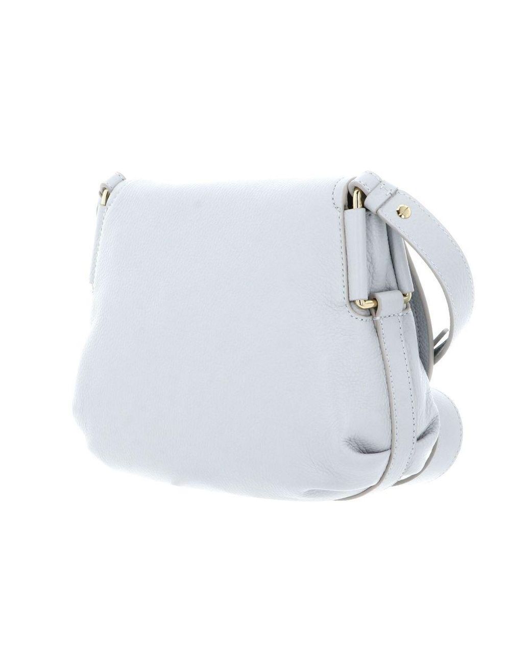 Coccinelle White Crossbody Bag Cowhide Leather
