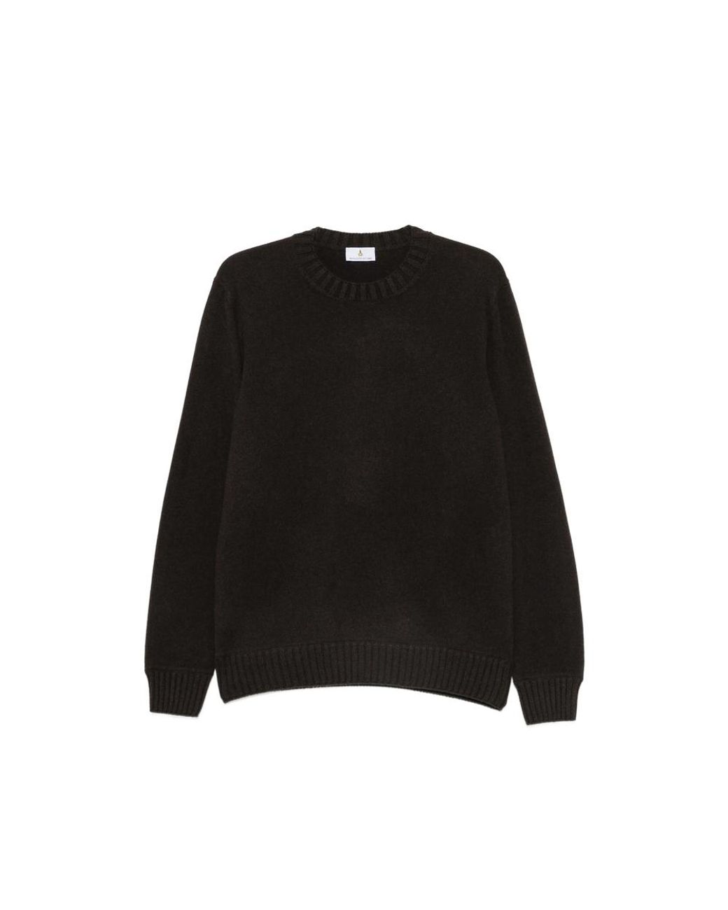 Magazzino Ricambi Black Ribbed-Trim Sweater for men