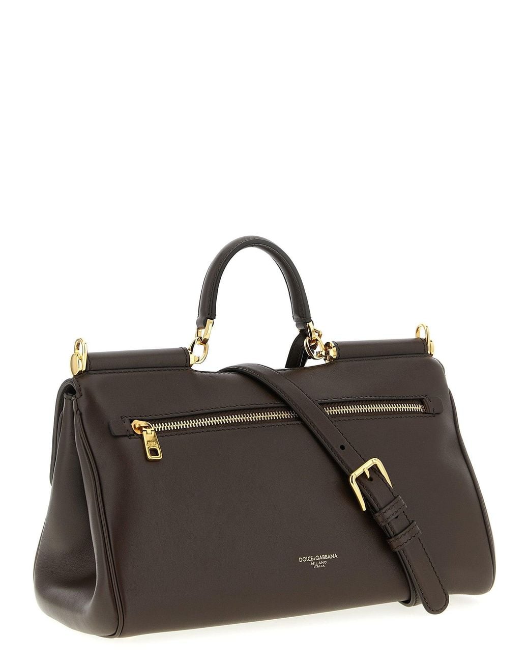 Dolce & Gabbana Black Dolce & Gabbana My Sicily Top Handle Bag
