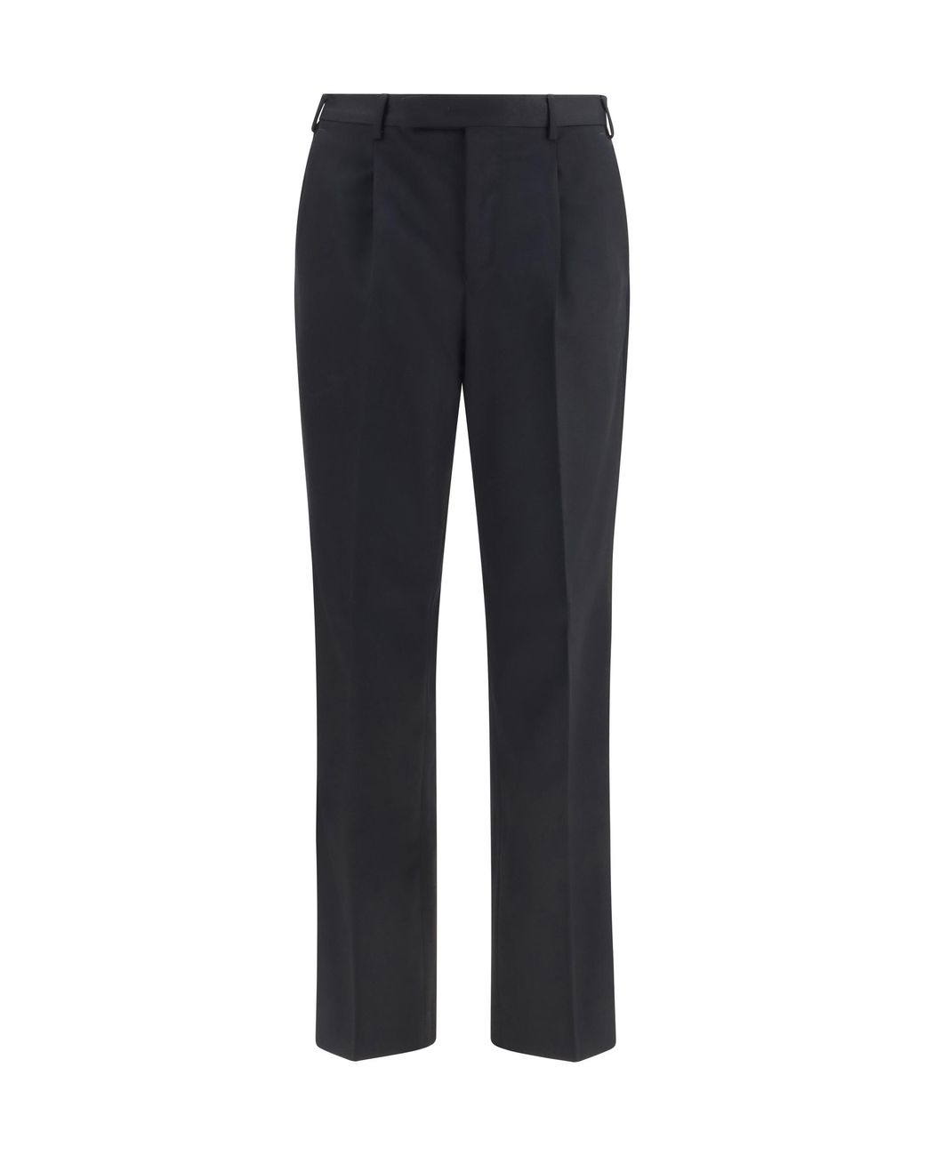 PT Torino Black Wool Trousers Samuel Fleece (Ovis Aries) for men