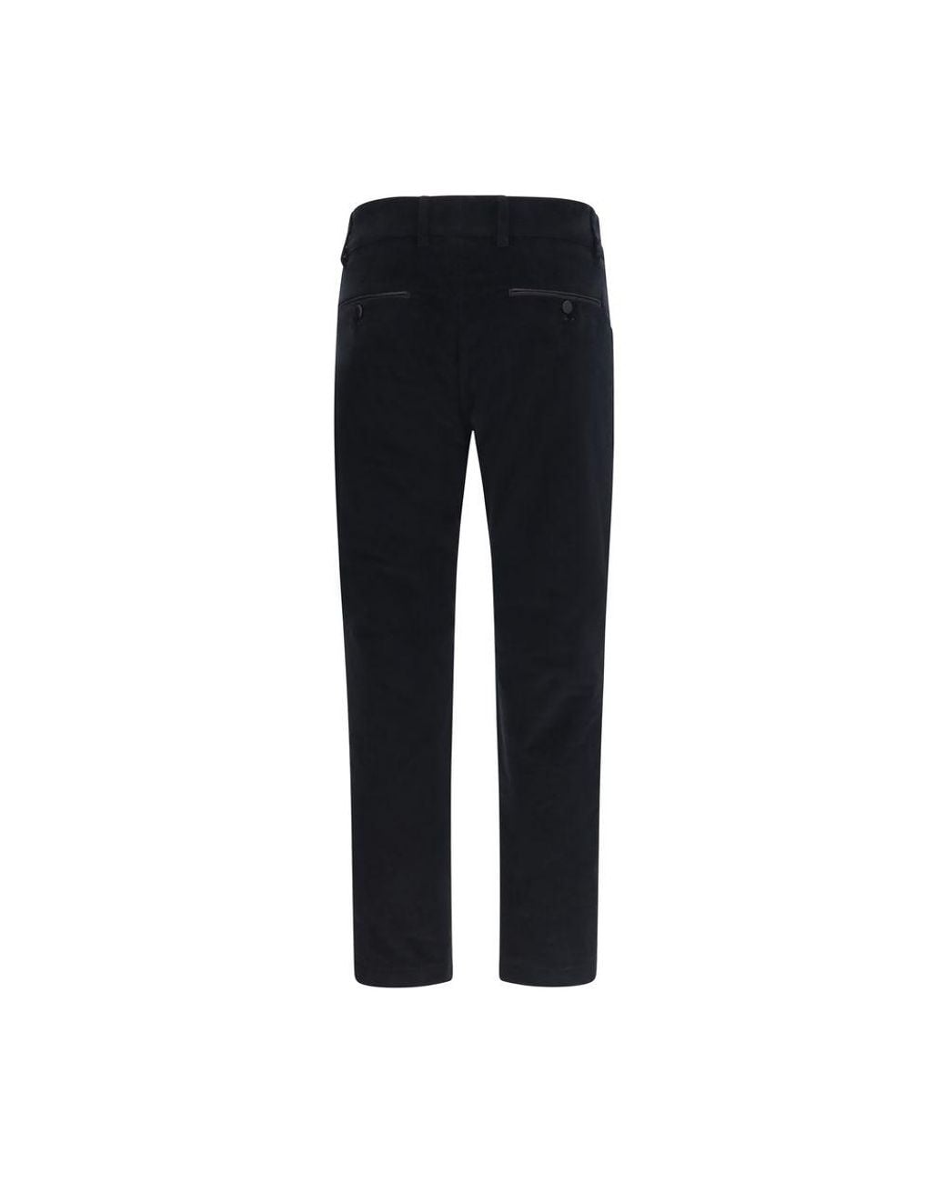 Dolce & Gabbana Black Cotton Casual Pants for men