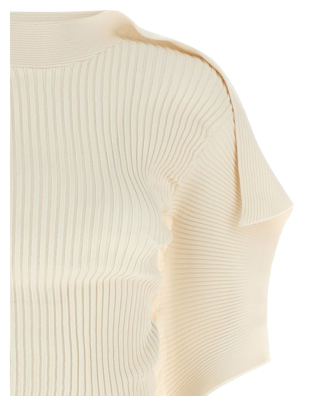 Issey Miyake White 'Prance' Top