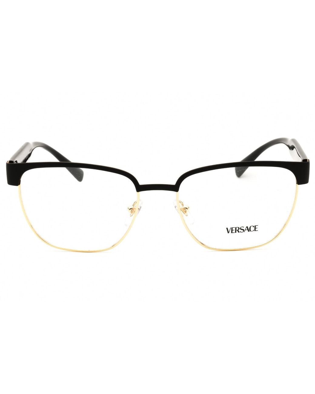 Versace Black Versace 0Ve1264 Metal Frame Eyeglasses