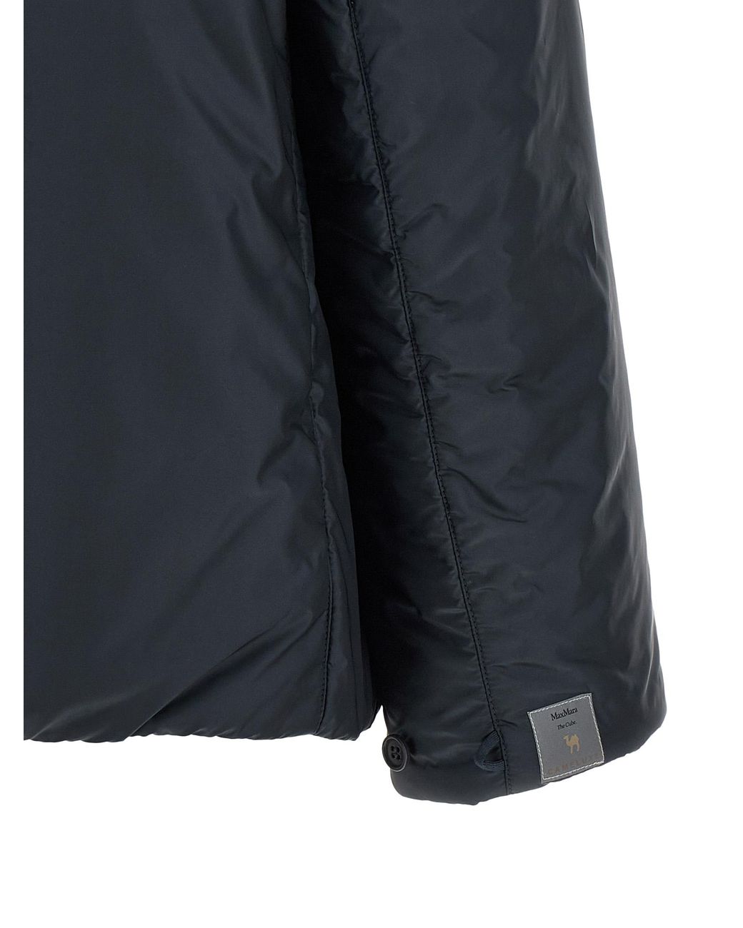 Max Mara Black Polyester Shell Jacket Clothing