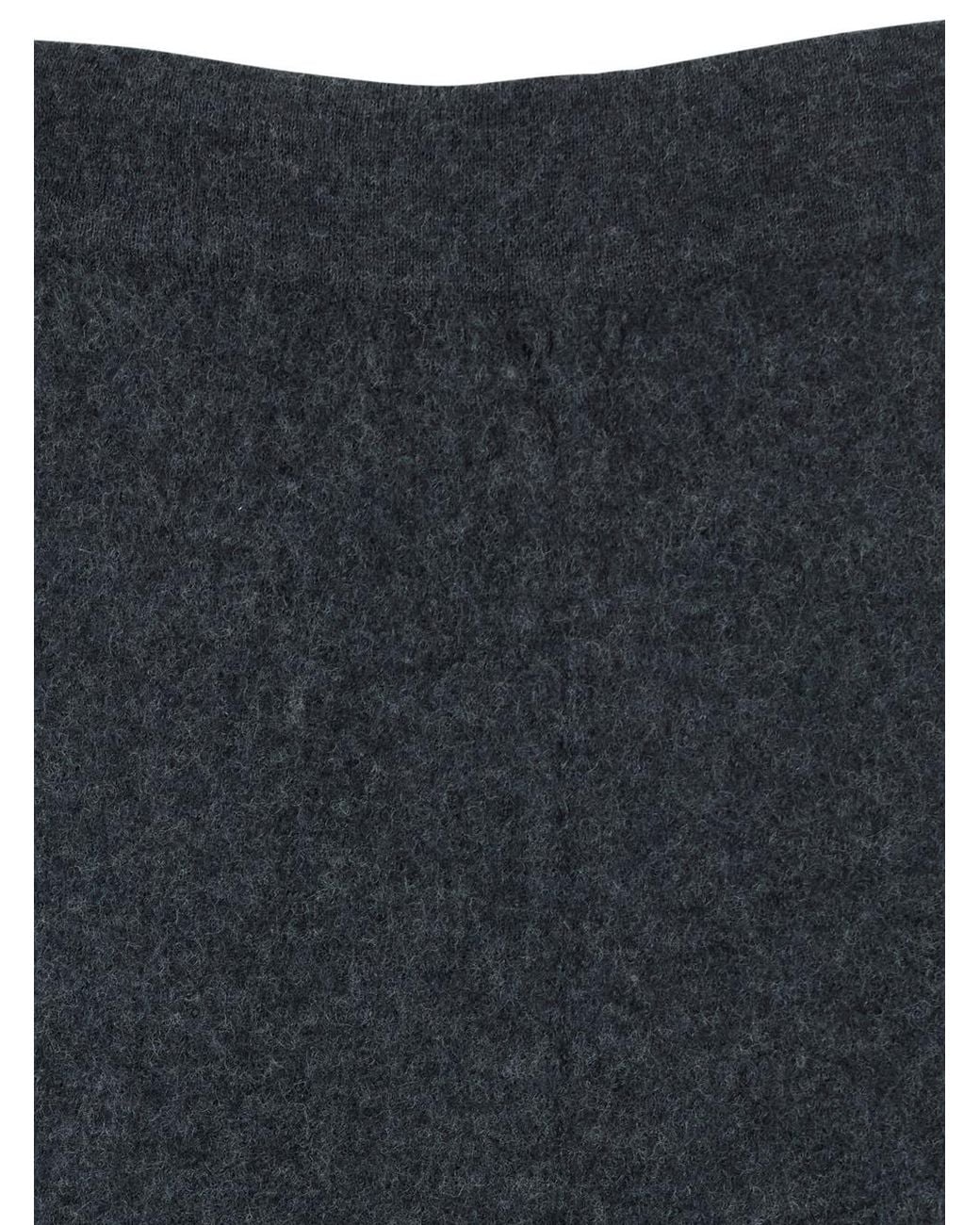 Semicouture Blue Trousers With Back Pocket