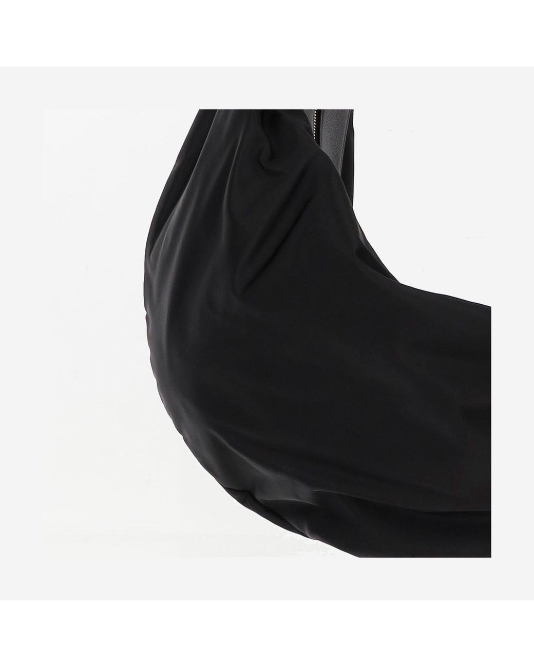 Khaite Black Sport Xl Hobo Bag Nylon Shoulder