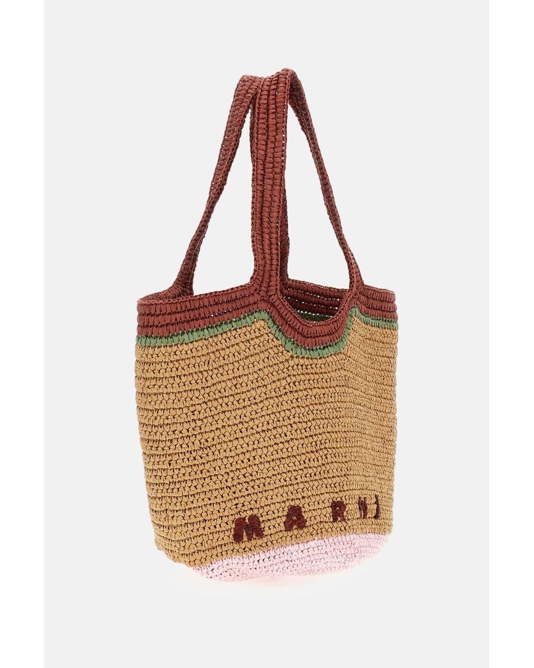 Marni Brown Seaside Hobo Bag