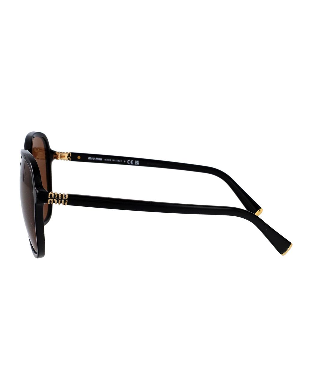 Miu Miu Brown Sunglasses 0Mu B01S Acetate