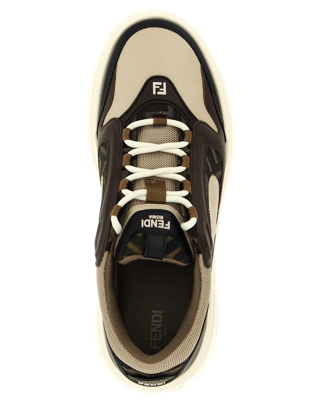 Fendi Black 'Force' Sneakers for men