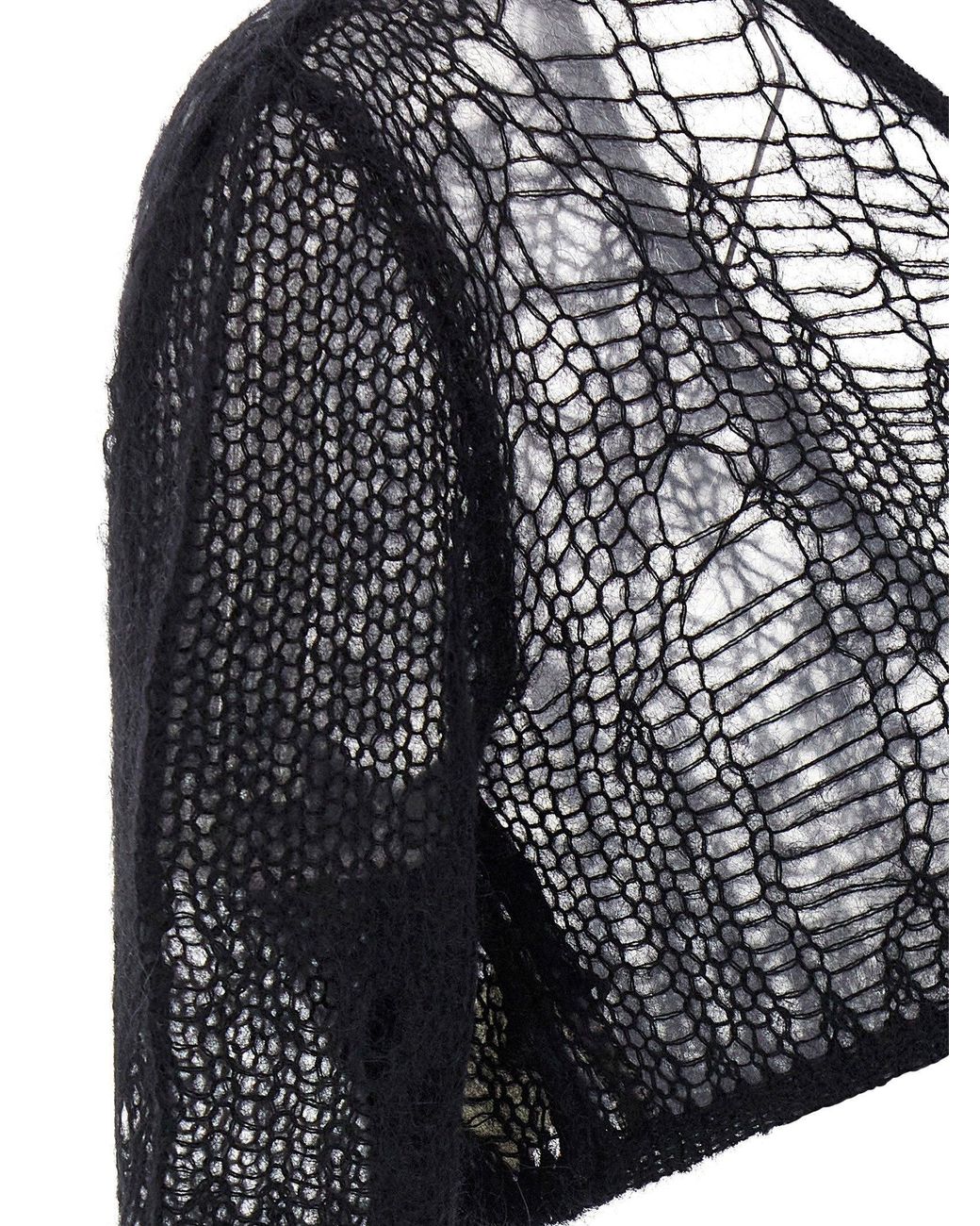 Rick Owens Black Spider Ziggy Top