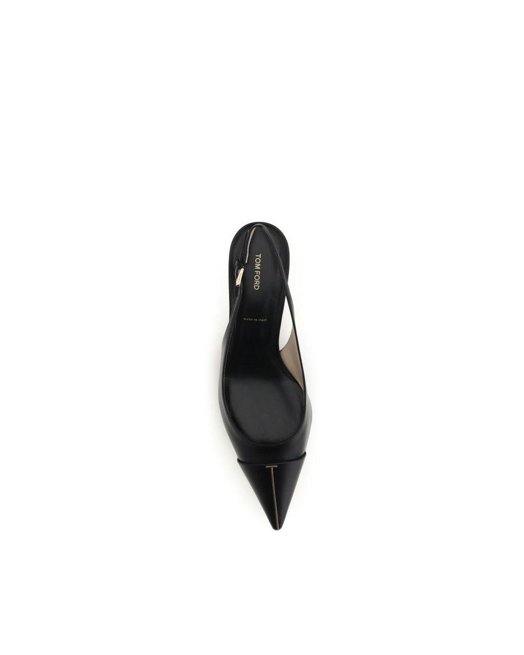 Tom Ford Multicolor Black Calf Leather Bos Taurus Mid Heel Pumps