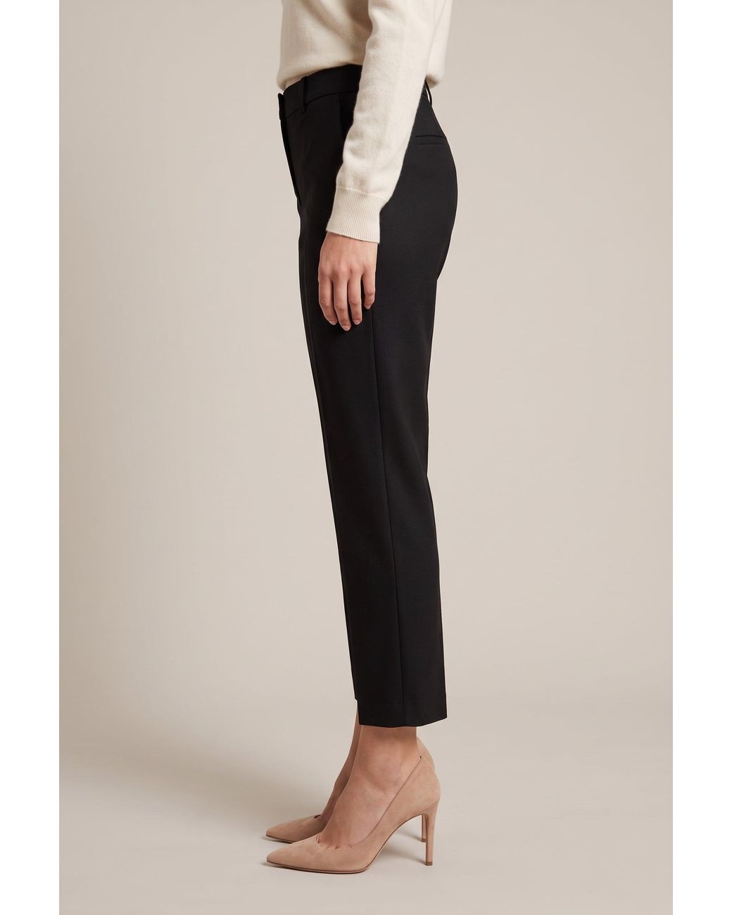 Brunello Cucinelli Black Wool Blend Trousers