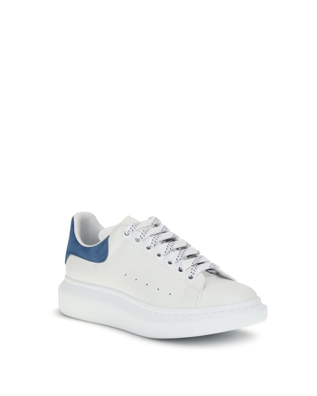 McQueen White Leather Sneakers for men