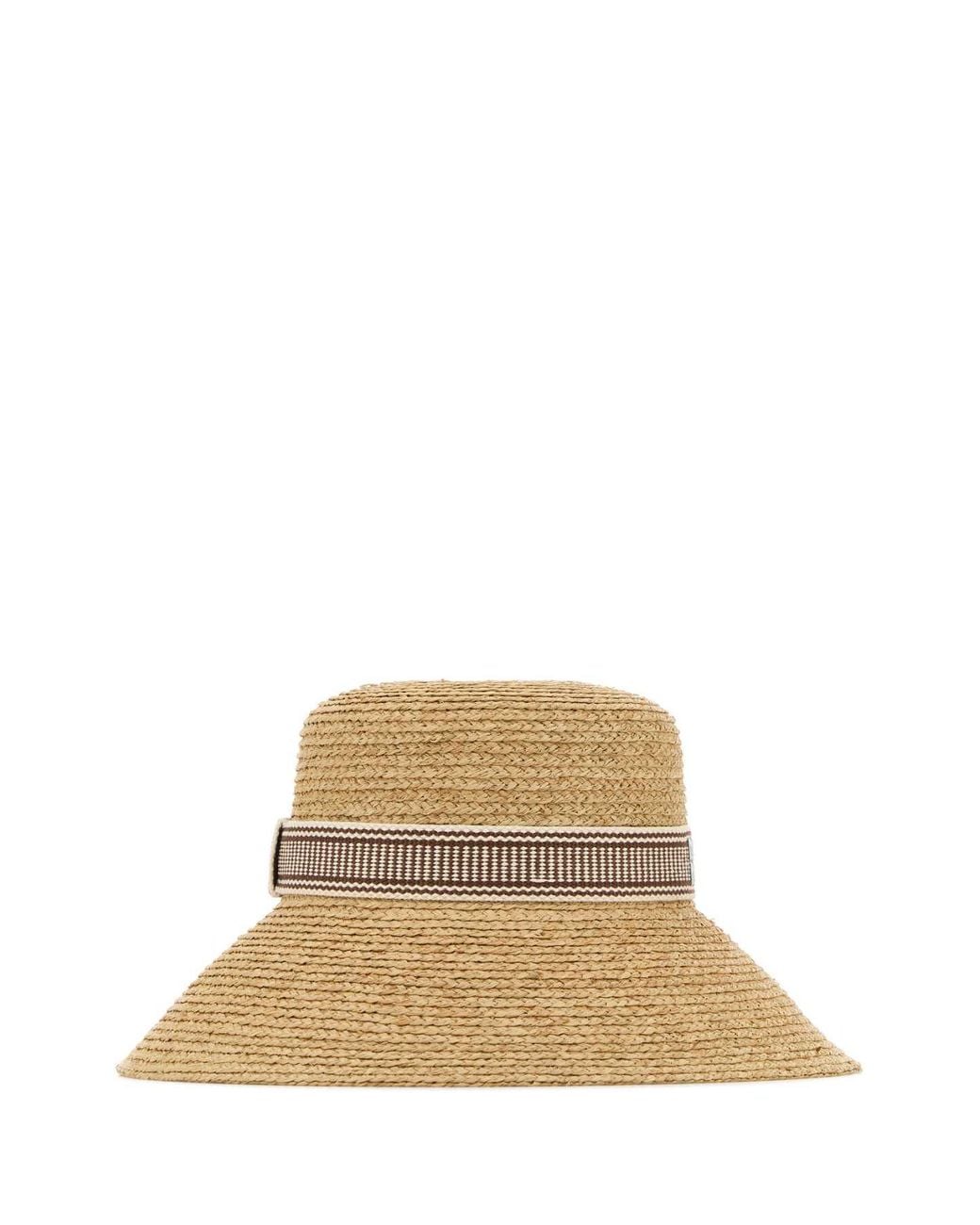 Miu Miu Natural Raffia Hat