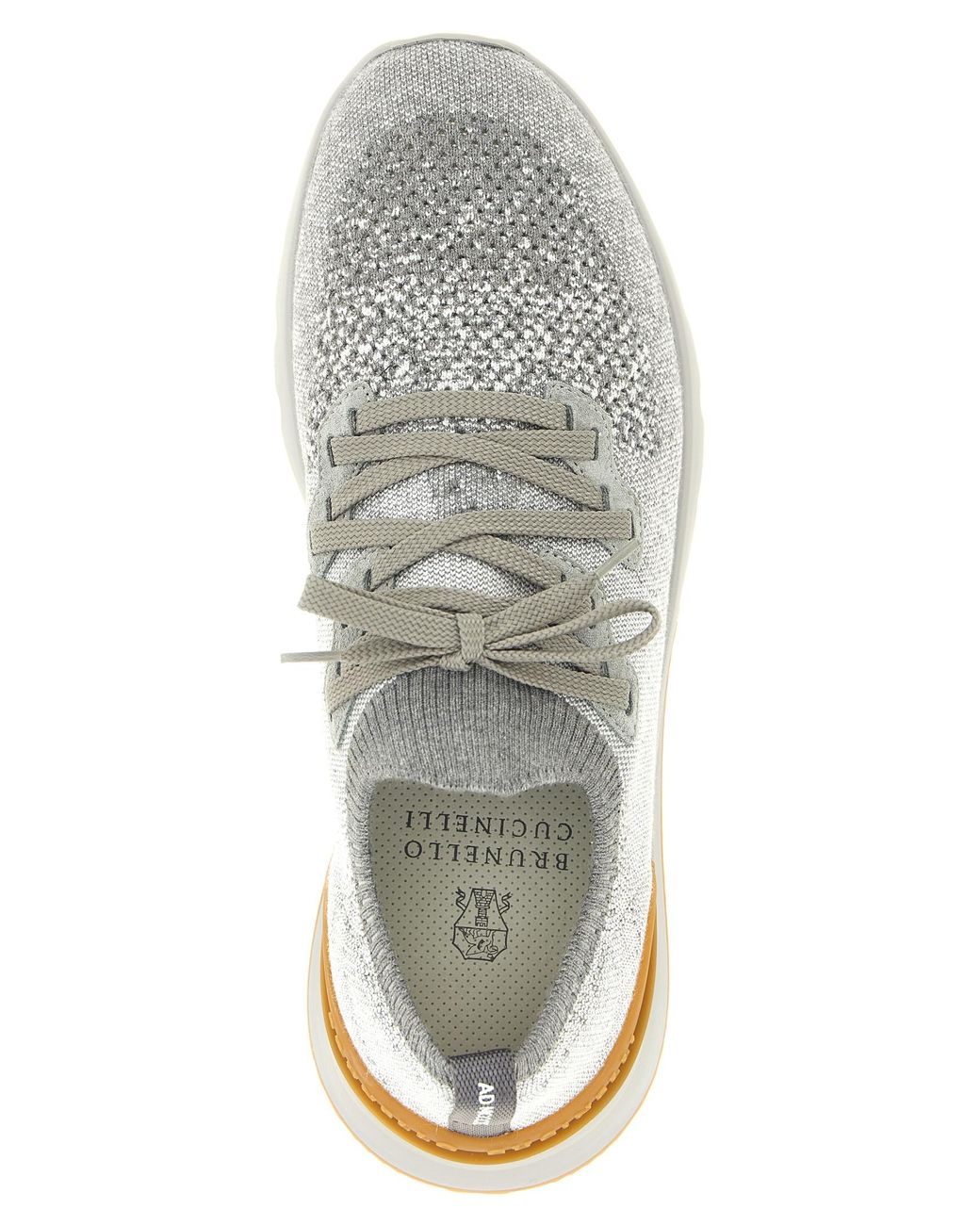 Brunello Cucinelli White Cotton Athletic Sneakers for men