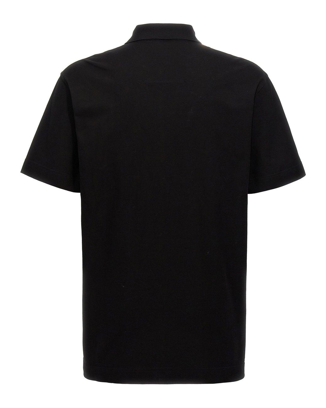 Givenchy Black Logo-Embroidered Piqué Cotton Polo Shirt