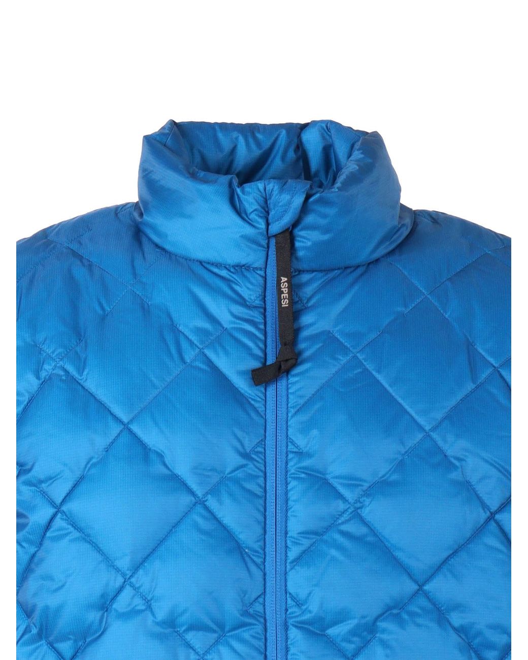 Aspesi Blue Minimalist Vest for men