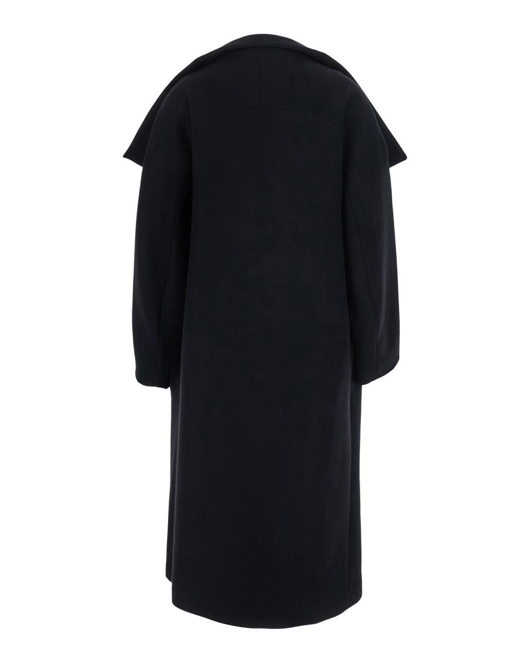 Tela Black Coat Scott Tech Fabric Wool
