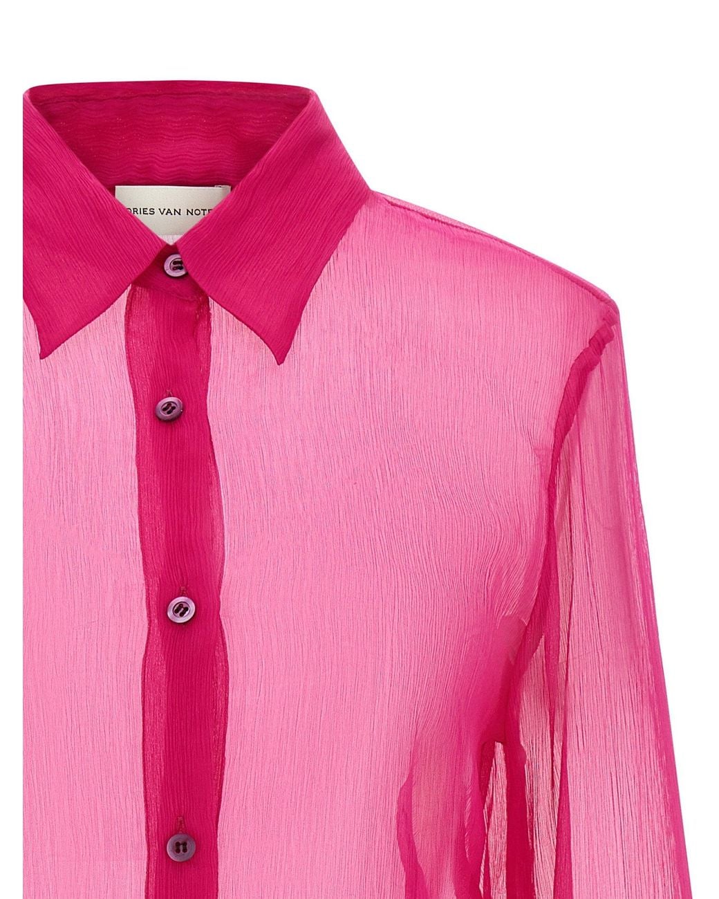Dries Van Noten Pink Shirt