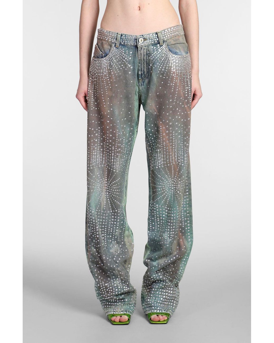 デニム・ジーパン THE ATTICO FW25 Tape jeans (251WCP00279 024) Tape jeans (THE ATTICO/ジーンズ) | THE ATTICO（ジ・アティコ