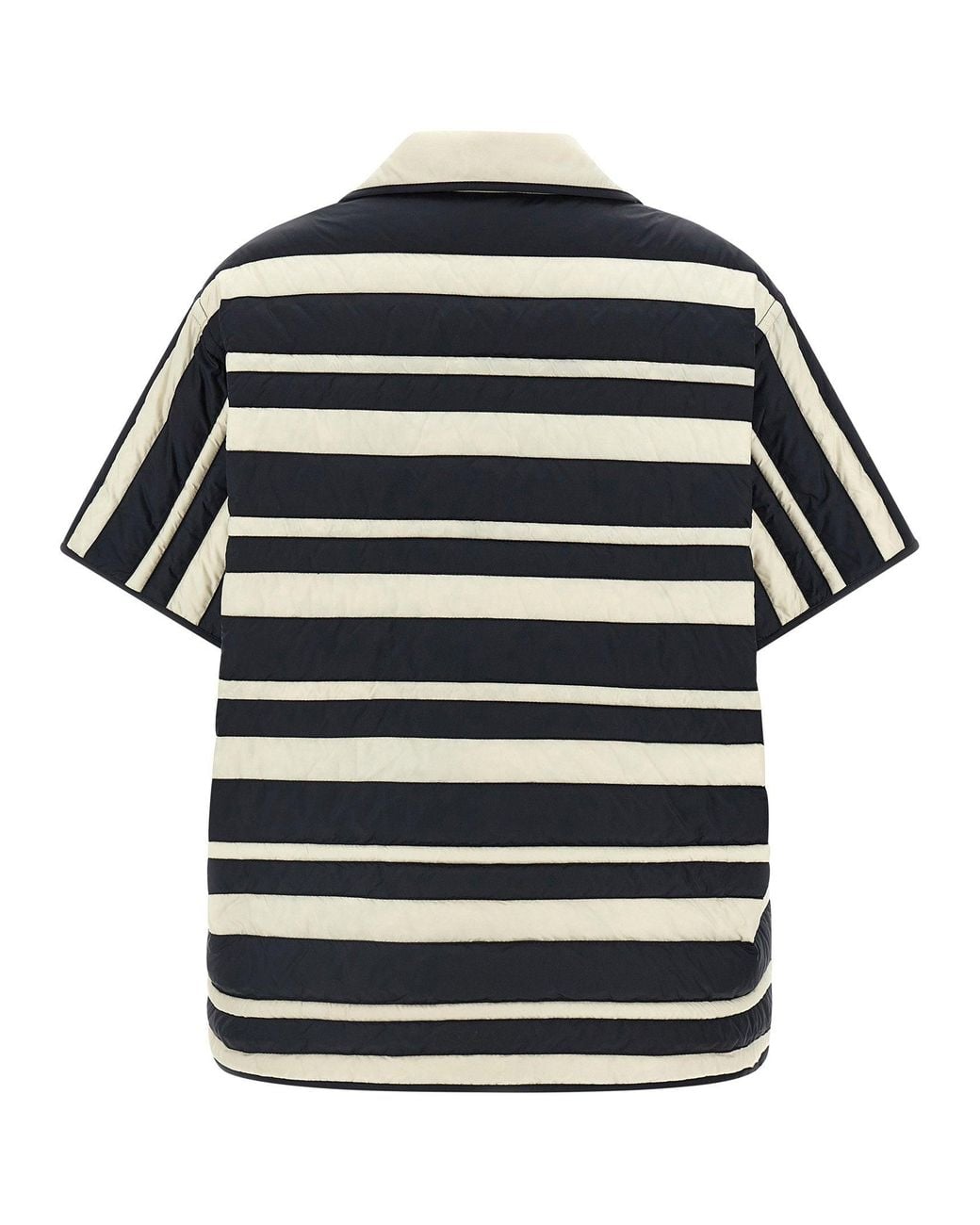 Moncler Black Striped Padded Shirt