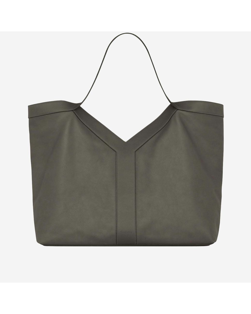 Saint Laurent Black Large Leather Tote Bag Shoulder for men