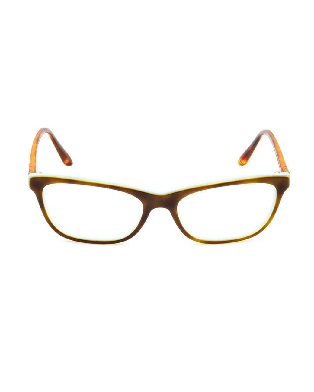 Tiffany & Co Brown Eyeglasses Cat Eye Full Rim, Havana- Frame And Clear Demo Lens Tf20788164 Sunglasses