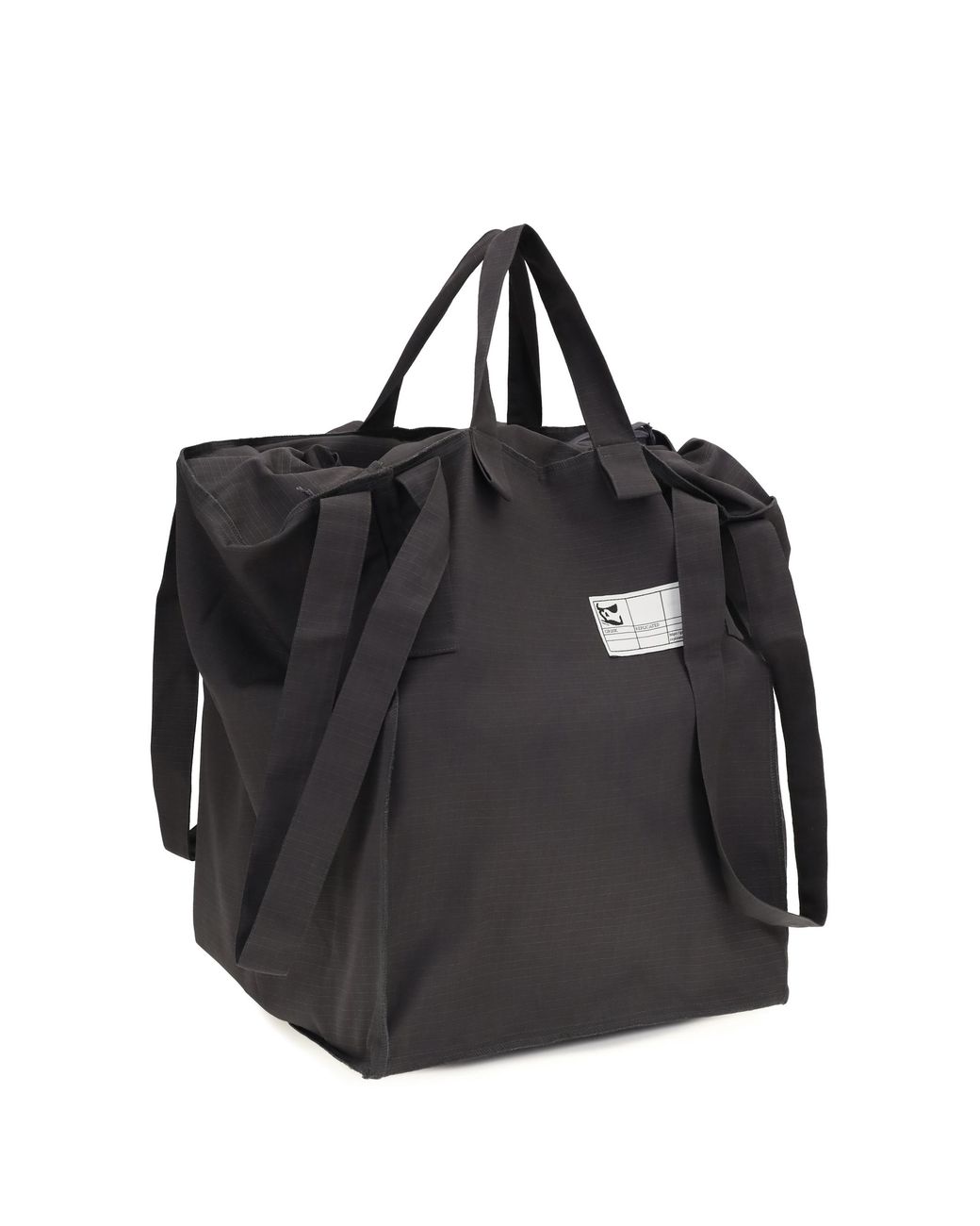 GR10K Black Replicated Tote Bag Polyester for men