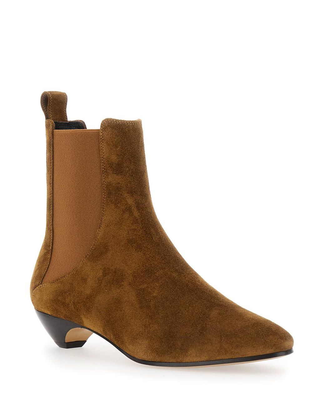 Le Monde Beryl Brown Allegra Chelsea Ankle Boots With Elastic Panels