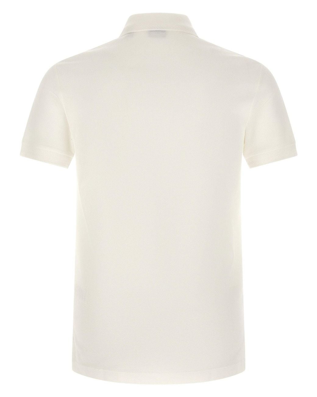 Burberry White Eddie Polo Shirt for men