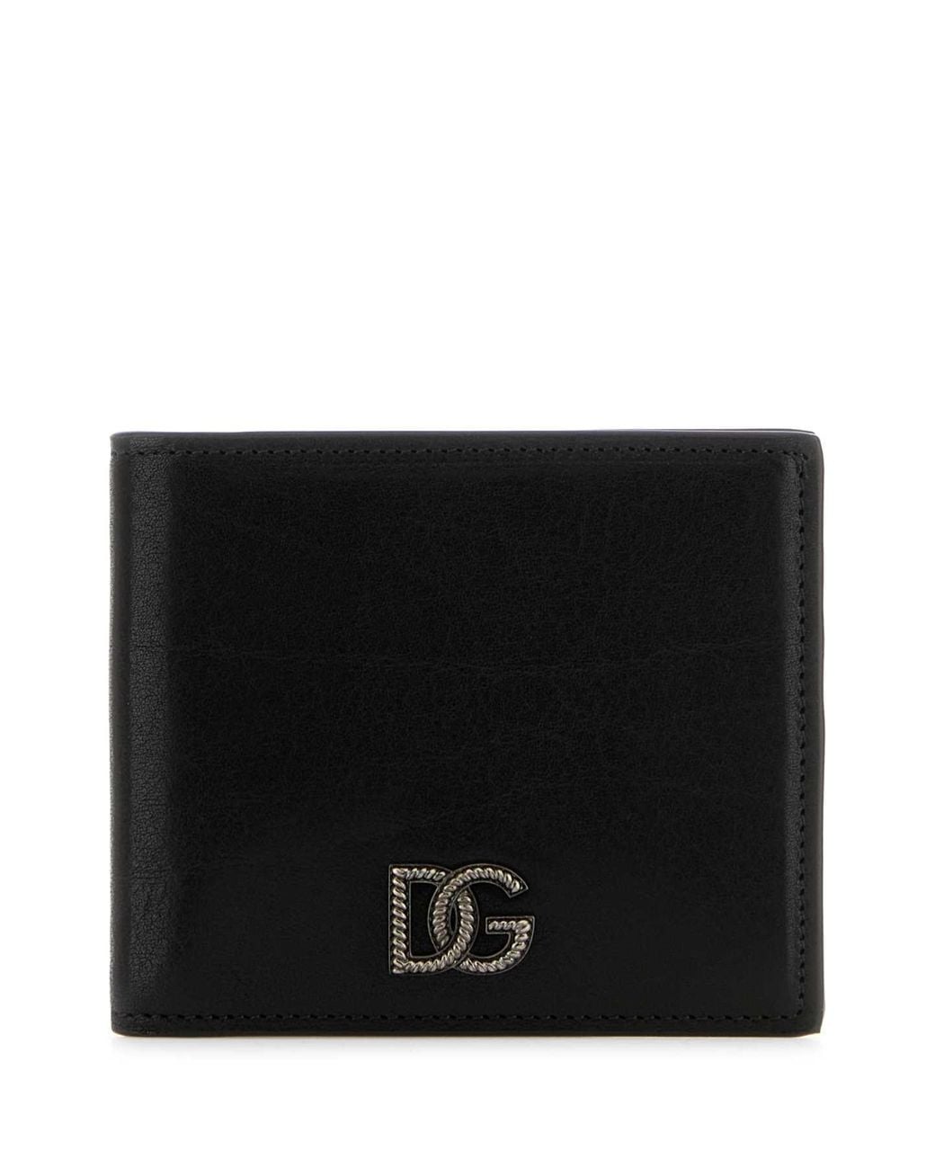 Dolce & Gabbana Black Leather Wallet for men