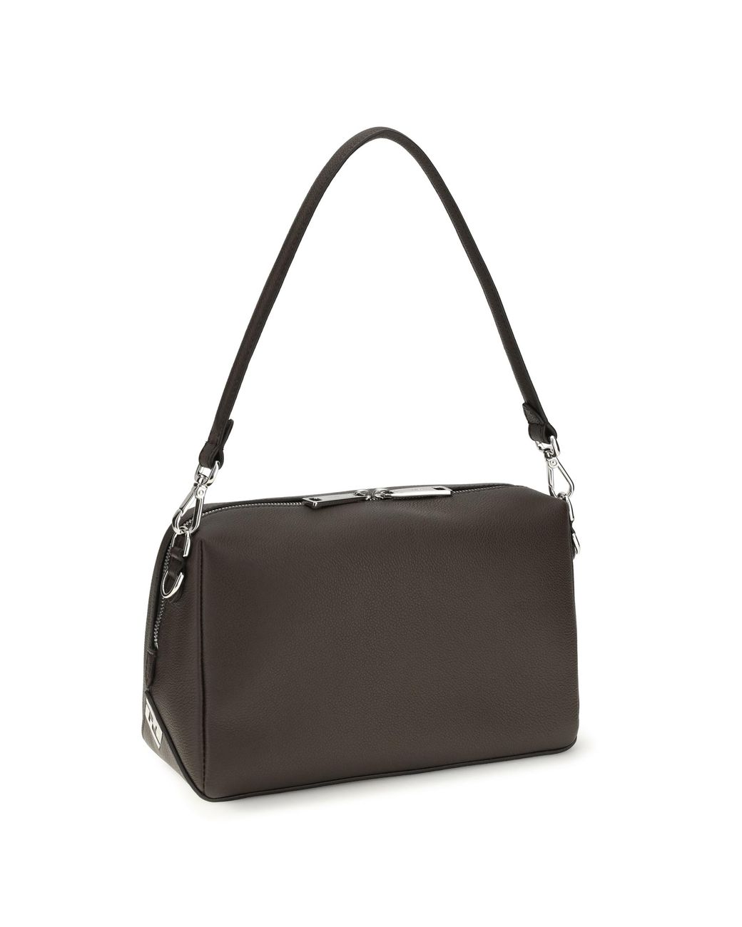 Fendi Black Shoulder Bag Lui Chocolate Calf Leather for men