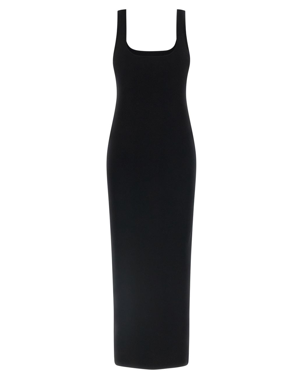 Entire studios Black Squared Neckline Dress