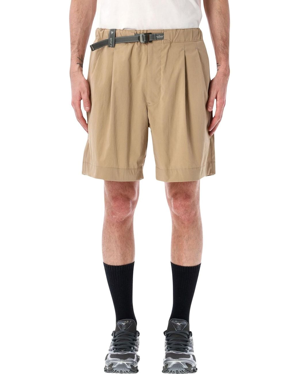 And Wander Natural Technical Shorts for men