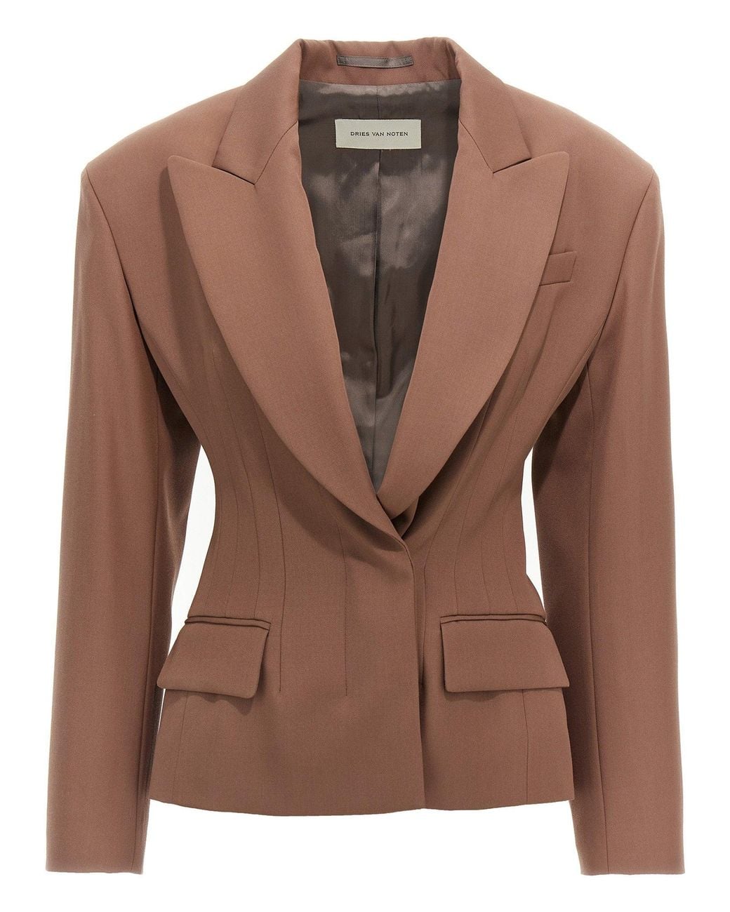 Dries Van Noten Brown Blazer