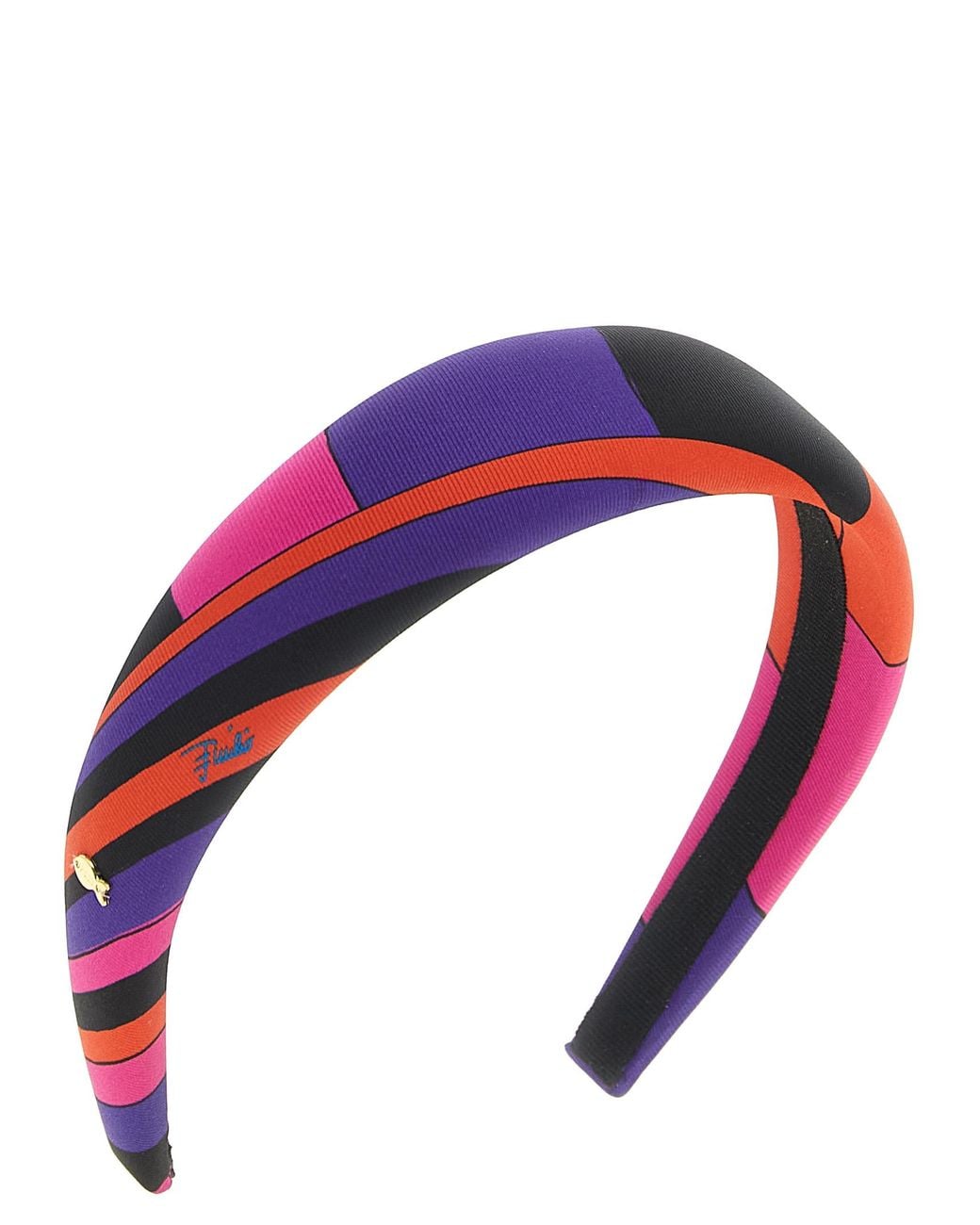 Emilio Pucci White 'Iride' Headband