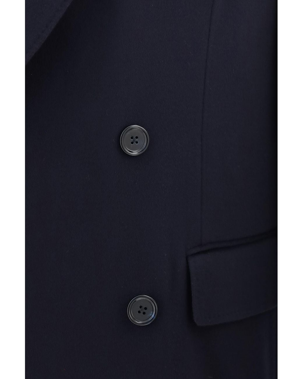 Dolce & Gabbana Blue Double-Breasted Wool Coat Merino Ovis Aries Jacket for men