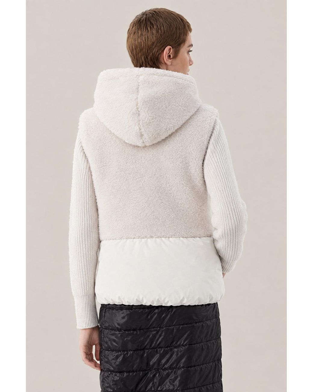 Brunello Cucinelli Natural Cold Mixed Fabric Jacket Clothing