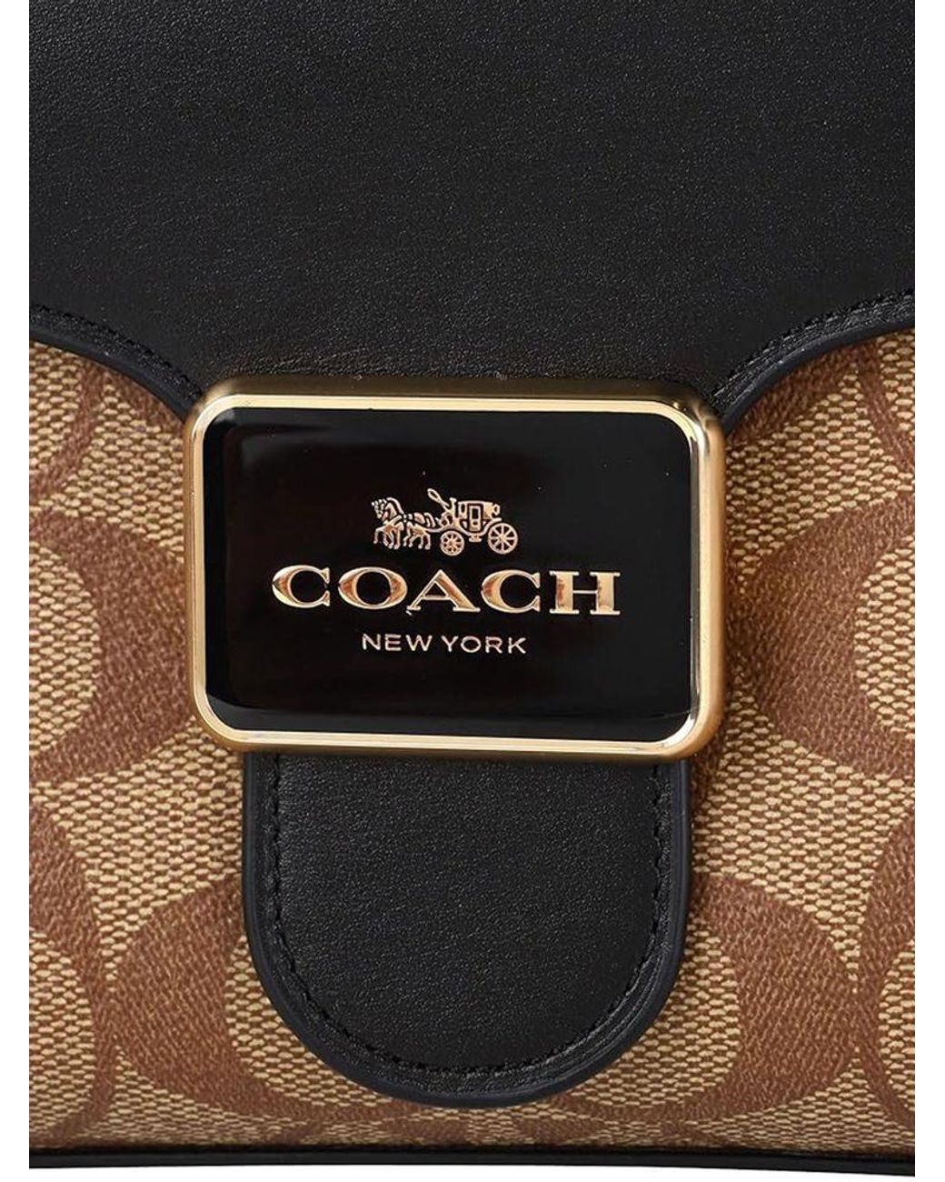 COACH Multicolor Satchel Bag-Khaki Multi/Khaki Coated Canvas/Leather Satchel-Bags