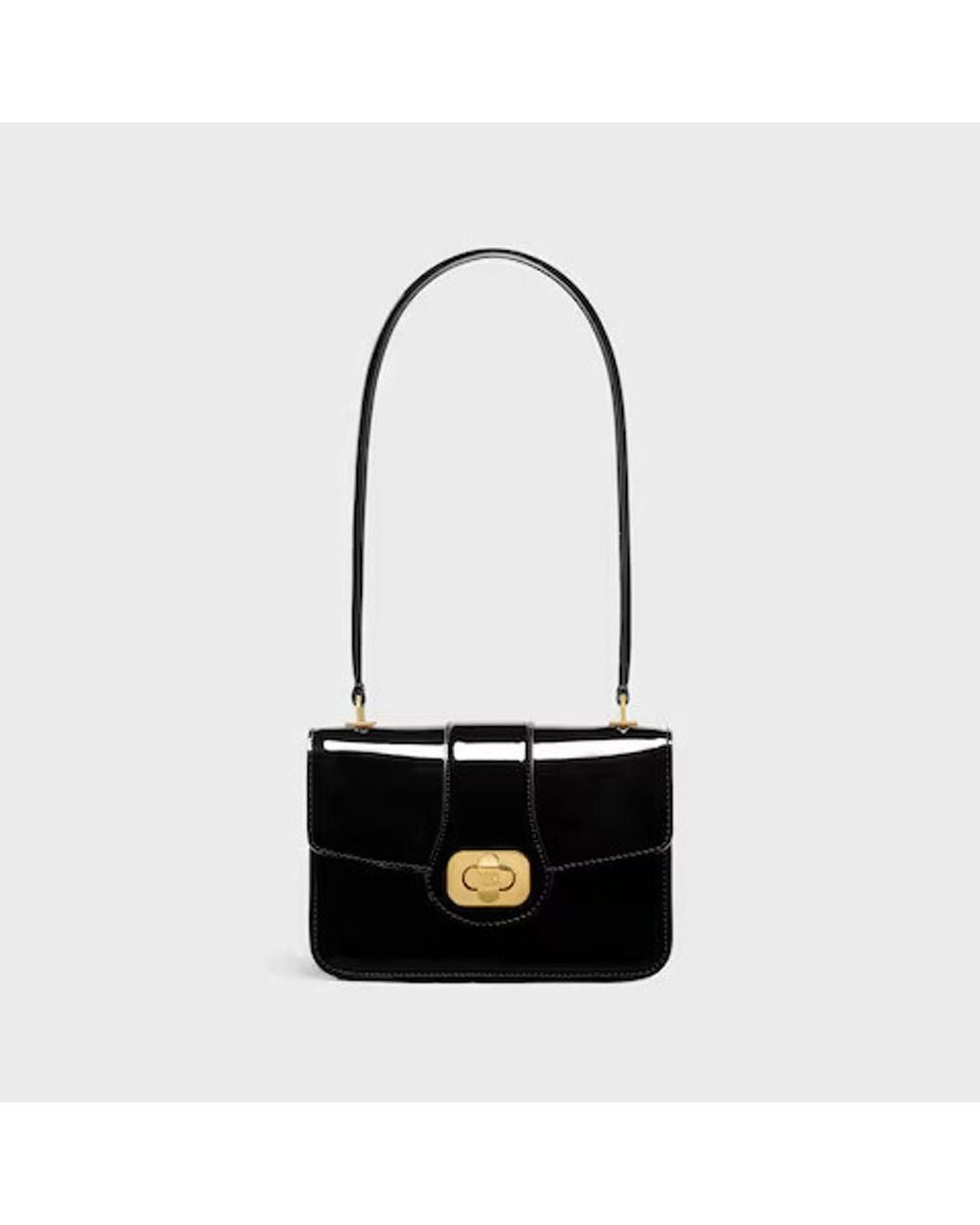Céline Black Celine E25 Shoulder Bag