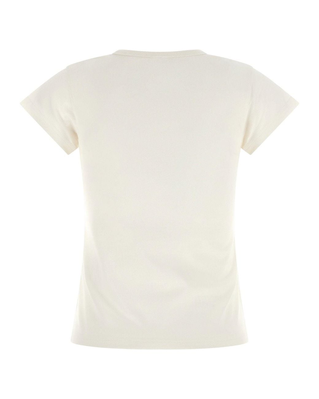 Moncler White Graphic Logo Print T-Shirt